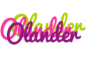 Olander flowers logo