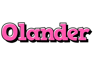 Olander girlish logo