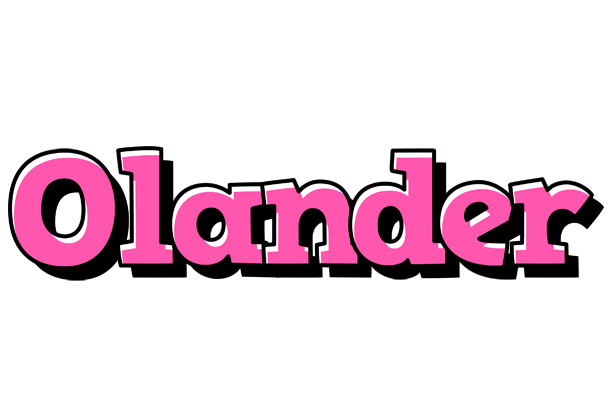 Olander girlish logo