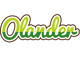 Olander golfing logo