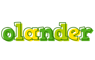 Olander juice logo