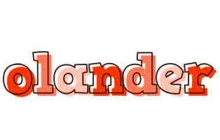 Olander paint logo