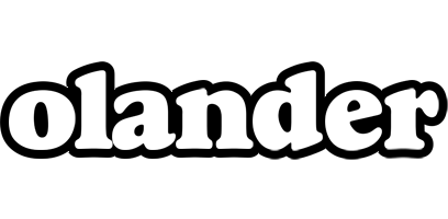 Olander panda logo