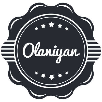 Olaniyan badge logo