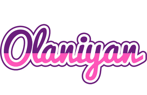 Olaniyan cheerful logo