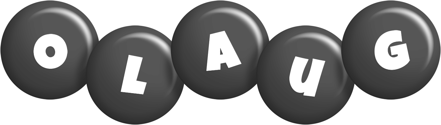 Olaug candy-black logo