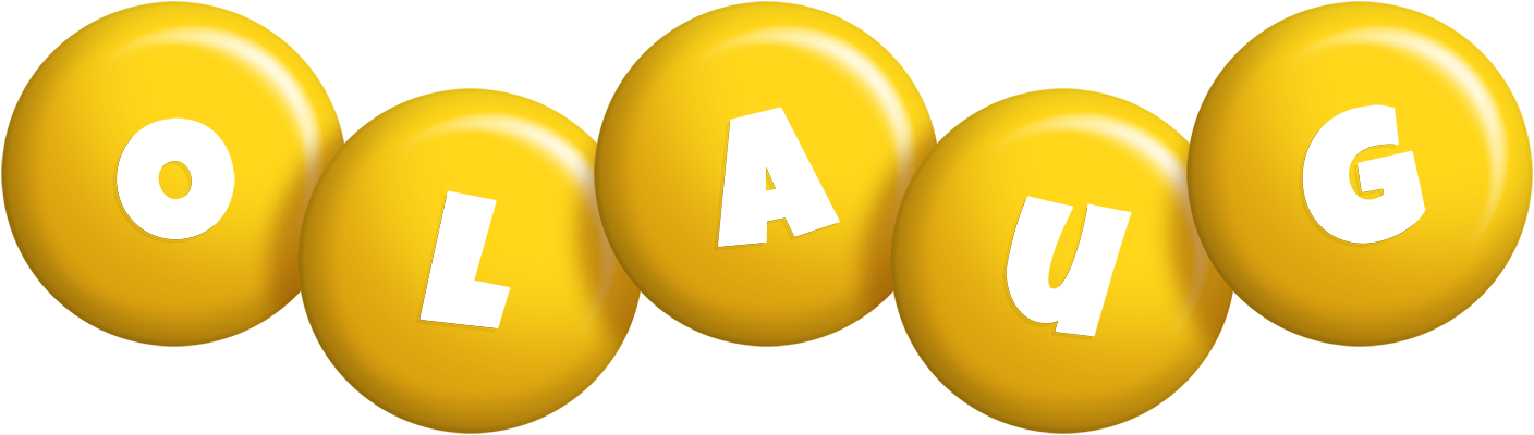 Olaug candy-yellow logo