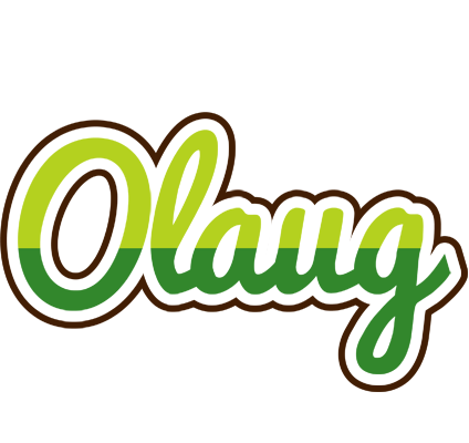 Olaug golfing logo