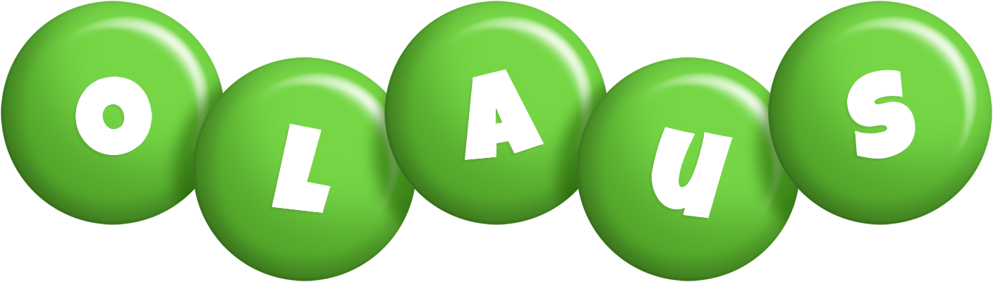 Olaus candy-green logo