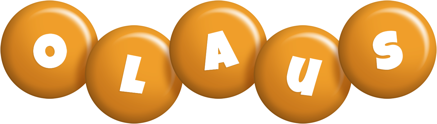 Olaus candy-orange logo