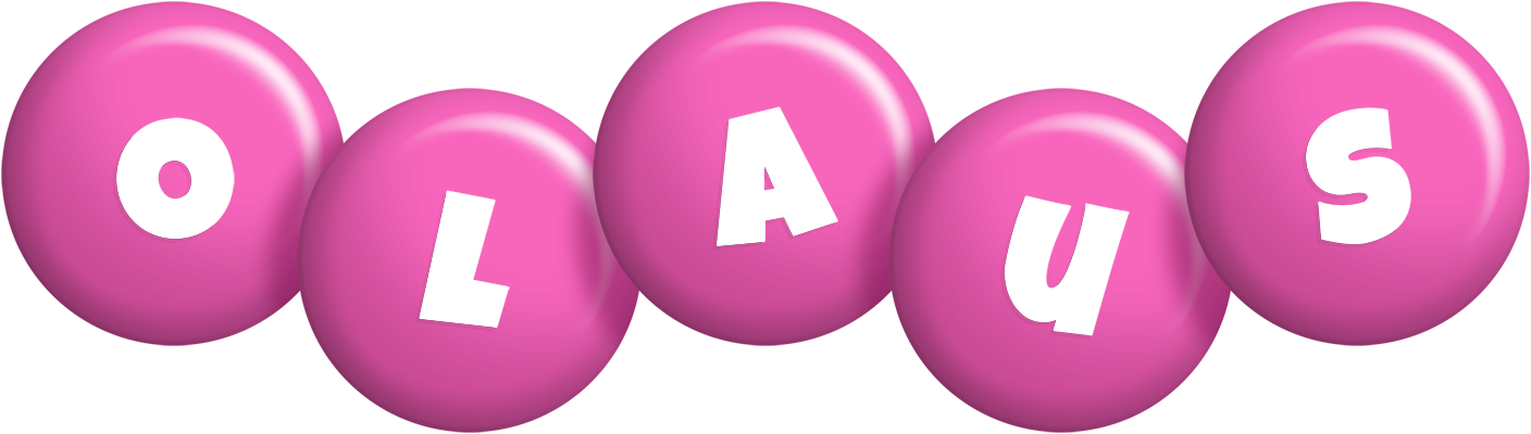 Olaus candy-pink logo