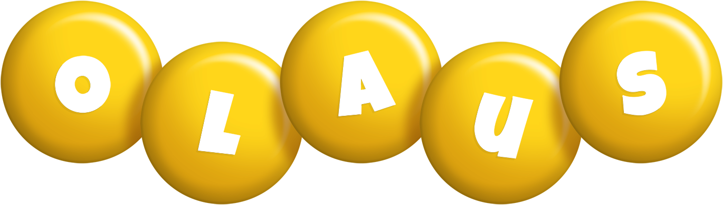 Olaus candy-yellow logo