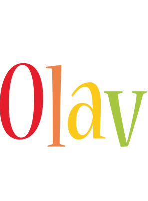 Olav birthday logo