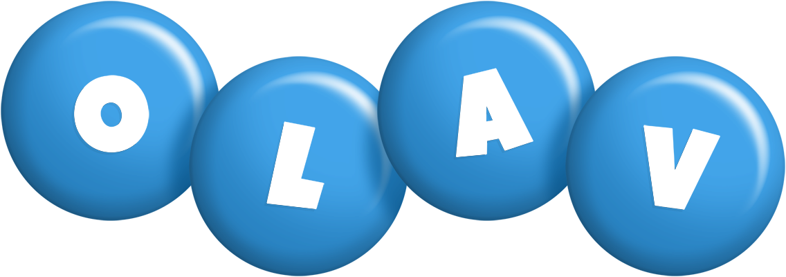 Olav candy-blue logo
