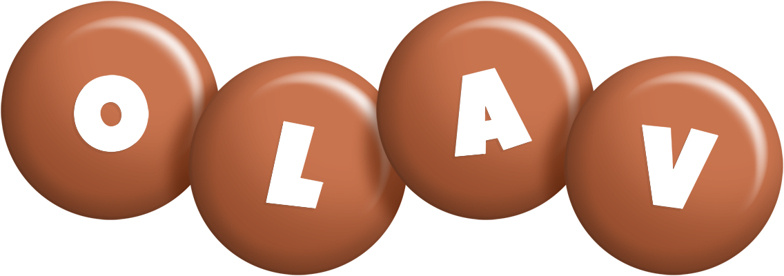 Olav candy-brown logo