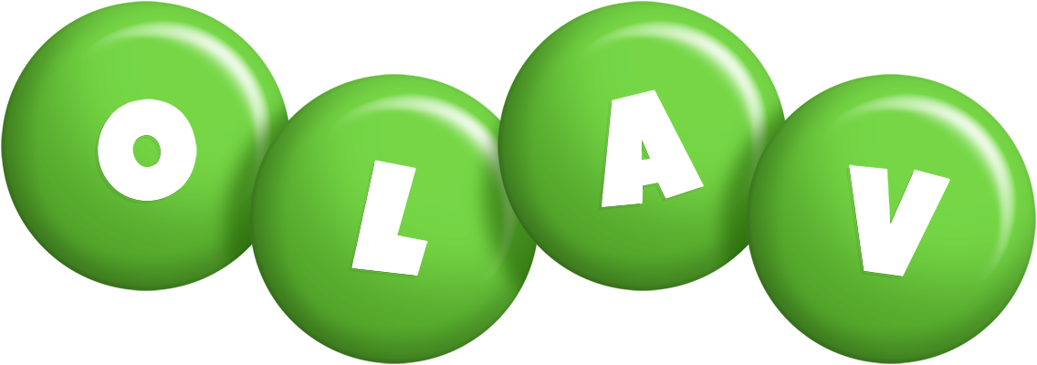 Olav candy-green logo