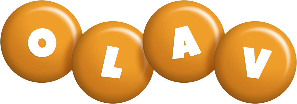 Olav candy-orange logo