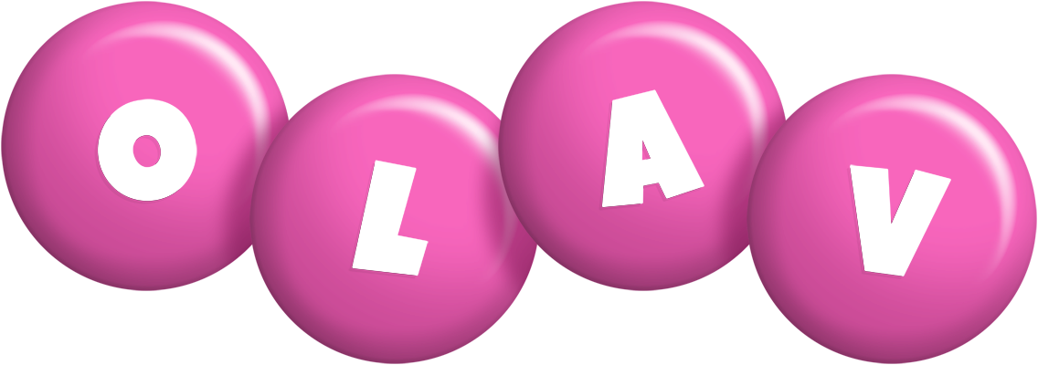 Olav candy-pink logo