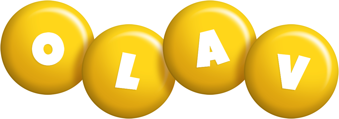 Olav candy-yellow logo
