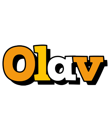 Olav cartoon logo