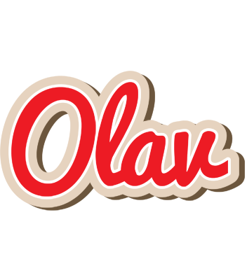 Olav chocolate logo