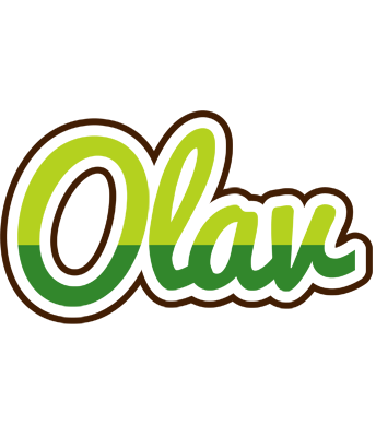 Olav golfing logo