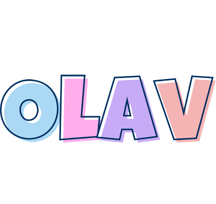 Olav pastel logo