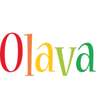 Olava birthday logo