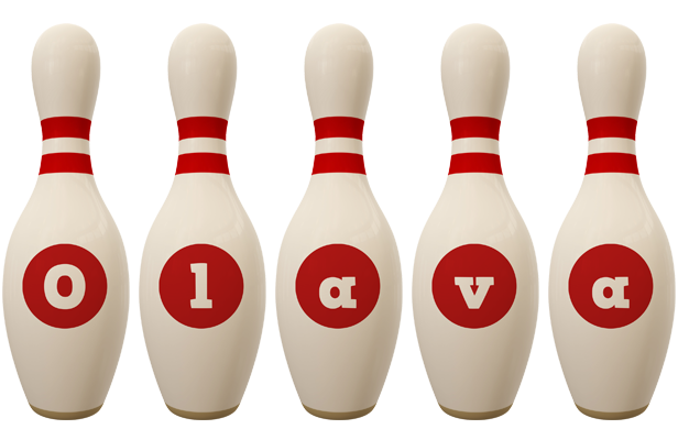 Olava bowling-pin logo