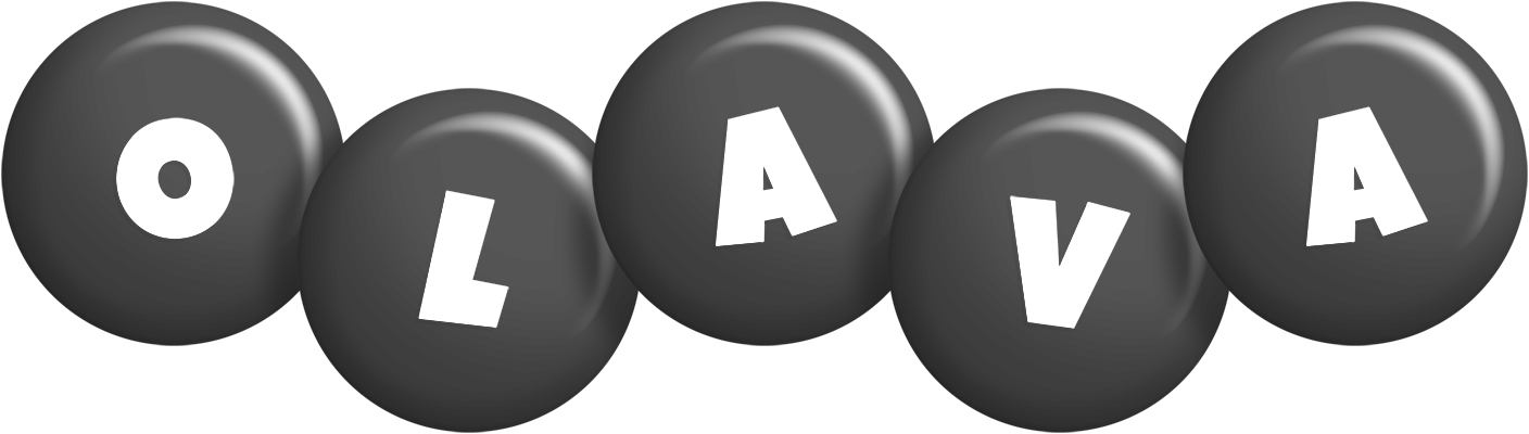 Olava candy-black logo