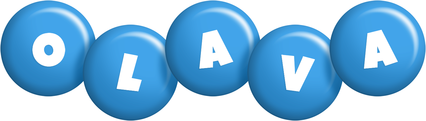 Olava candy-blue logo