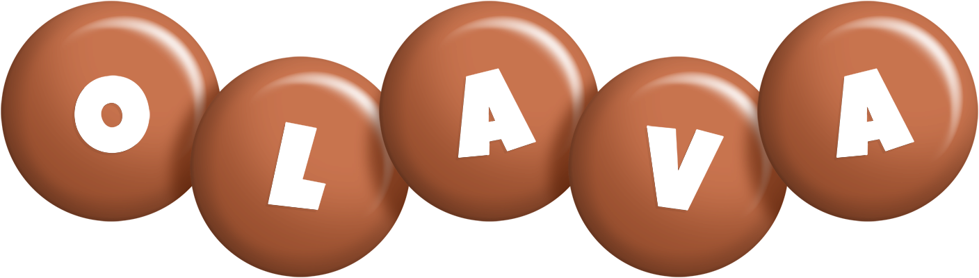 Olava candy-brown logo