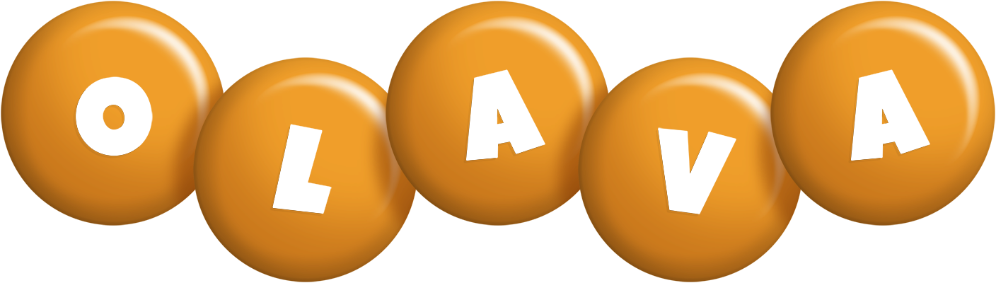 Olava candy-orange logo