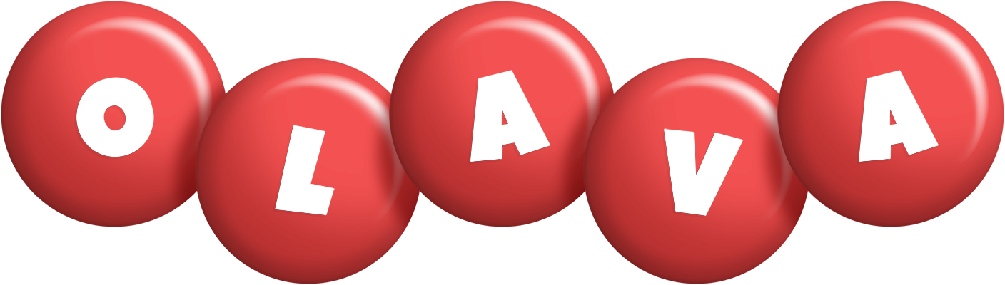 Olava candy-red logo