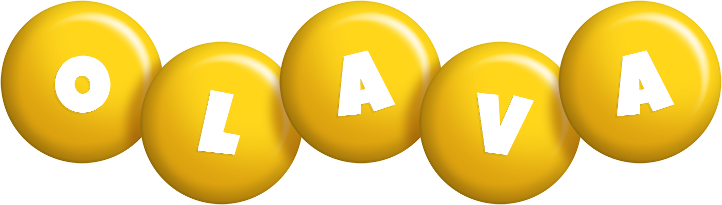 Olava candy-yellow logo