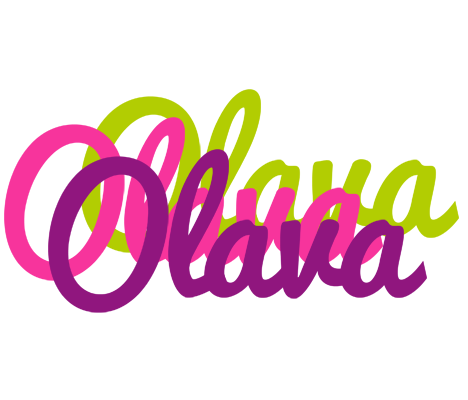 Olava flowers logo