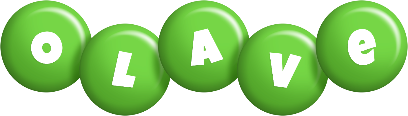 Olave candy-green logo