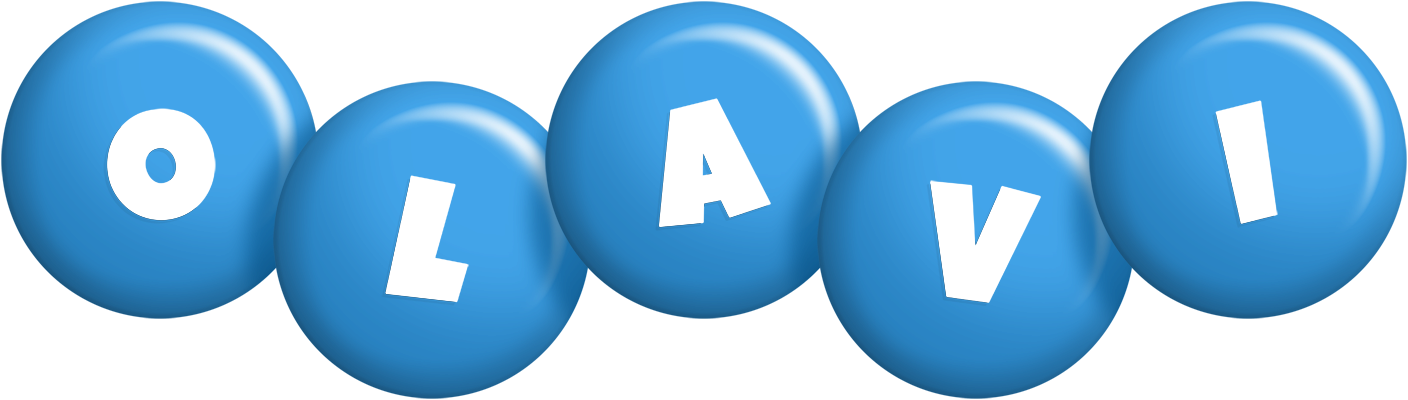 Olavi candy-blue logo