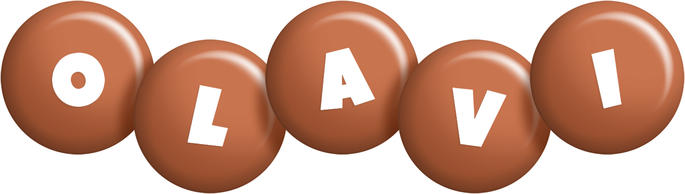 Olavi candy-brown logo