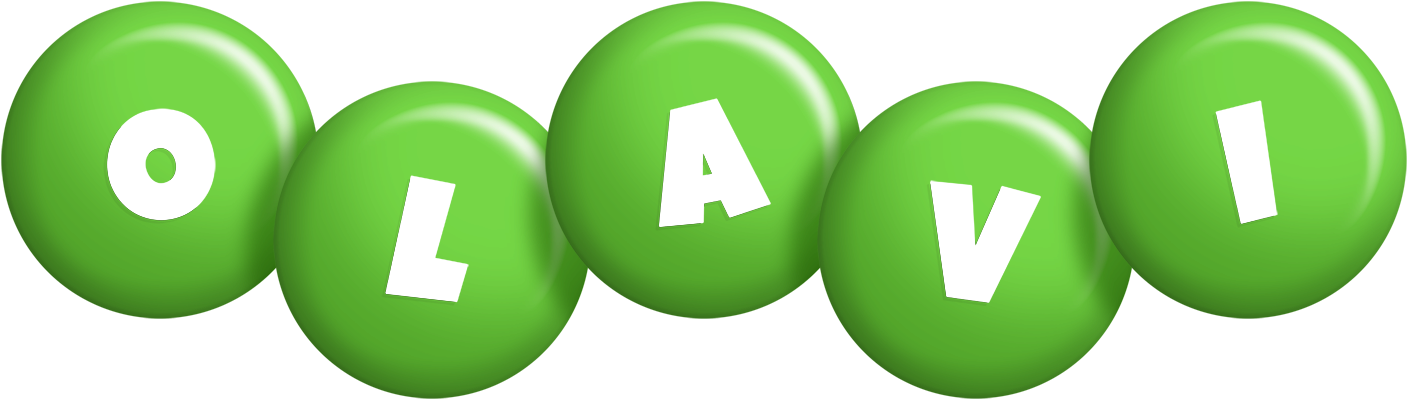 Olavi candy-green logo
