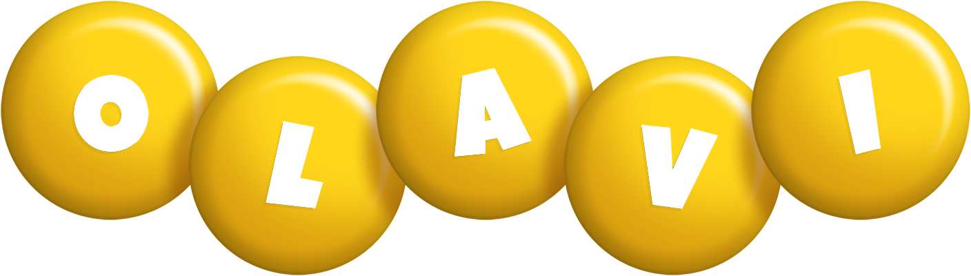 Olavi candy-yellow logo