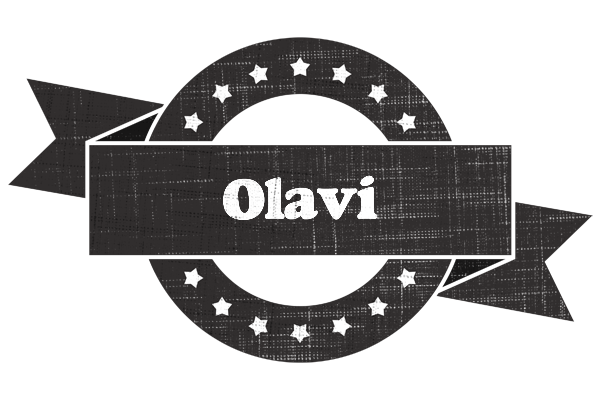Olavi grunge logo