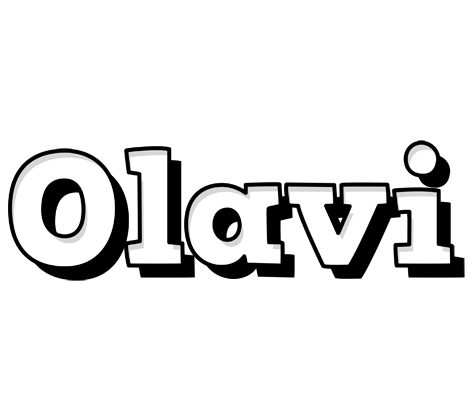 Olavi snowing logo