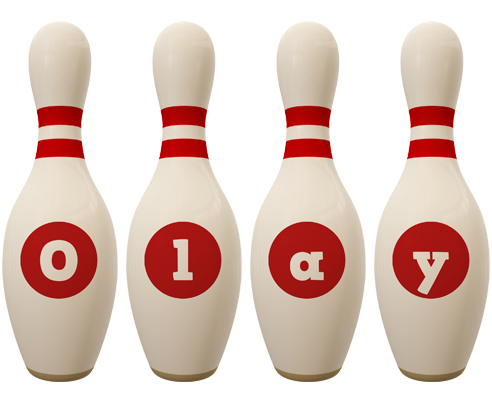 Olay bowling-pin logo