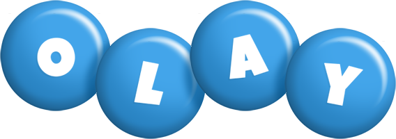 Olay candy-blue logo