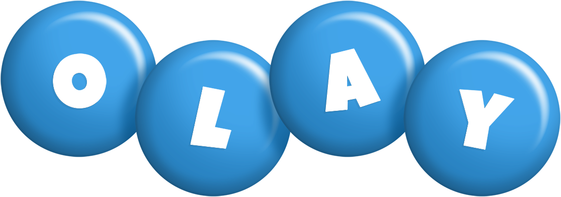 Olay candy-blue logo
