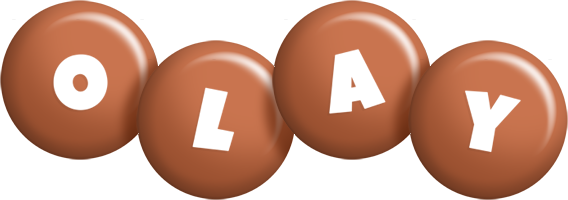 Olay candy-brown logo