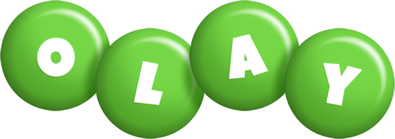 Olay candy-green logo