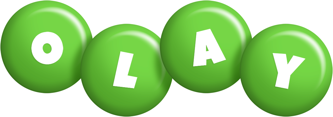 Olay candy-green logo