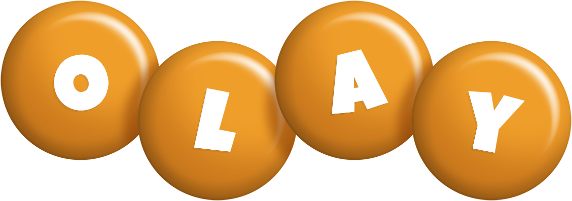 Olay candy-orange logo